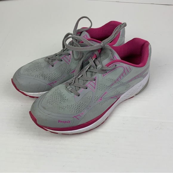 Propet One LT Women's Size 13 Sneakers WAA022M Gray Pink Athletic Low Top Mesh - Picture 1 of 8
